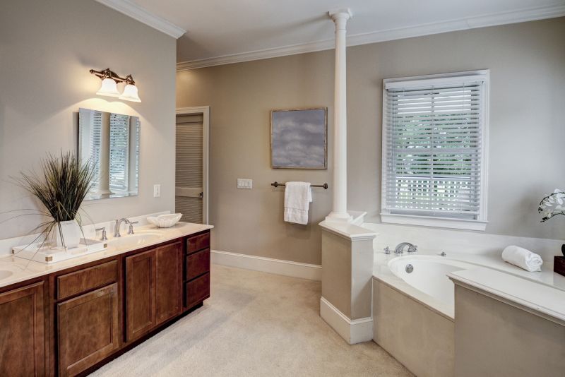Bathroom with Custom Storage Solutions
